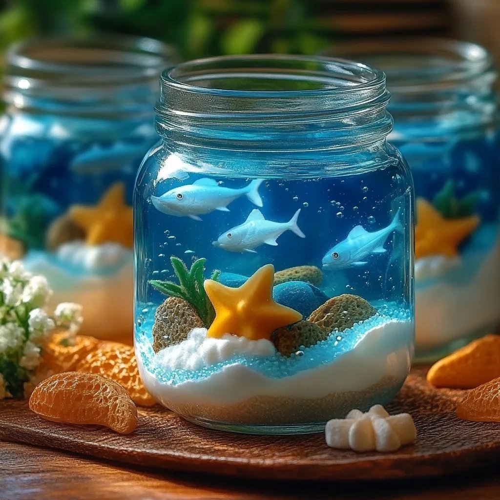 How to Make an Edible Mason Jar Aquarium: A Crafting Journey