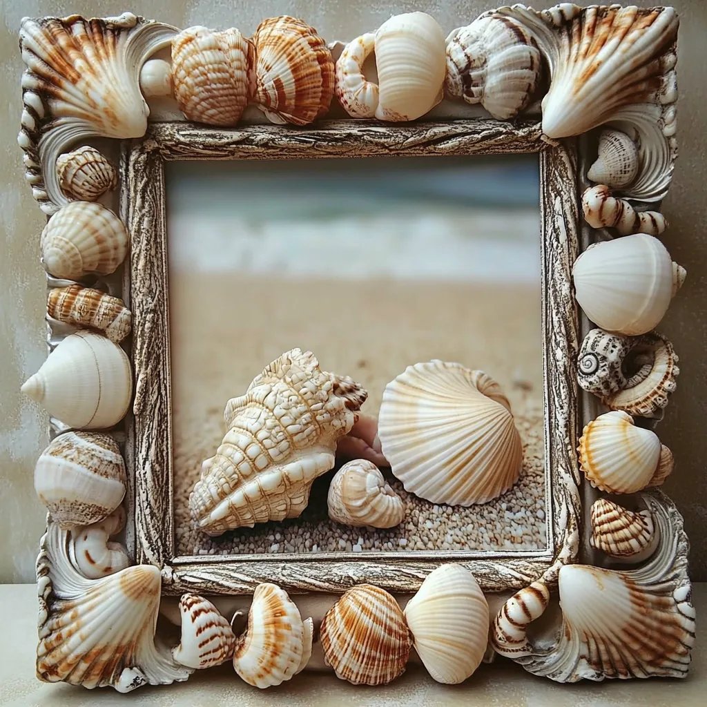 Seashell Picture Frame: An Amazing Ultimate DIY Project