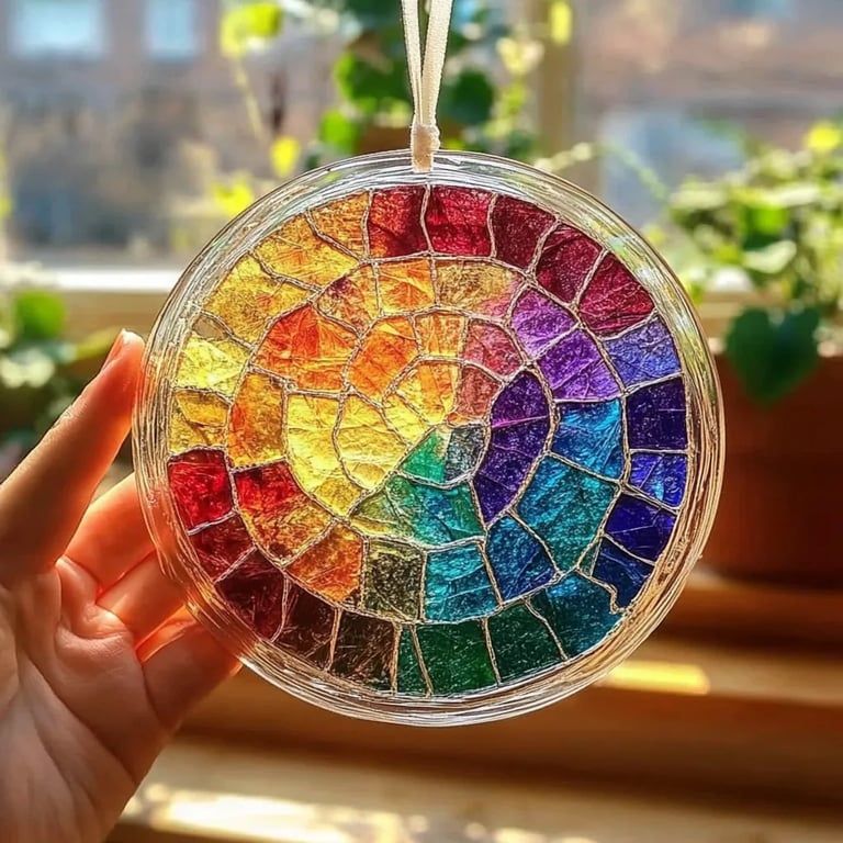How to Make Clear Glue Mosaic Suncatcher Craft: A Step-by-Step Guide