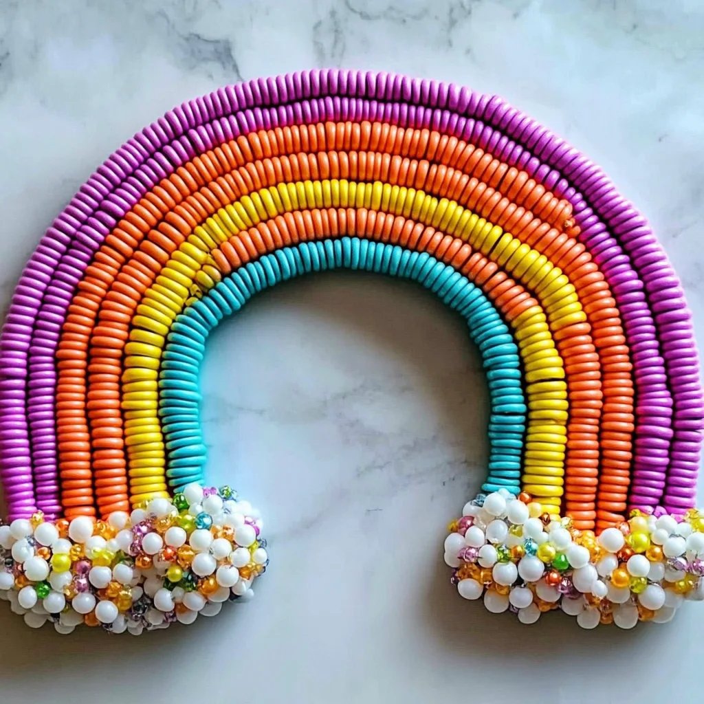 How to Make Beaded Pipe Cleaner Rainbow Craft: A Step-by-Step Guide
