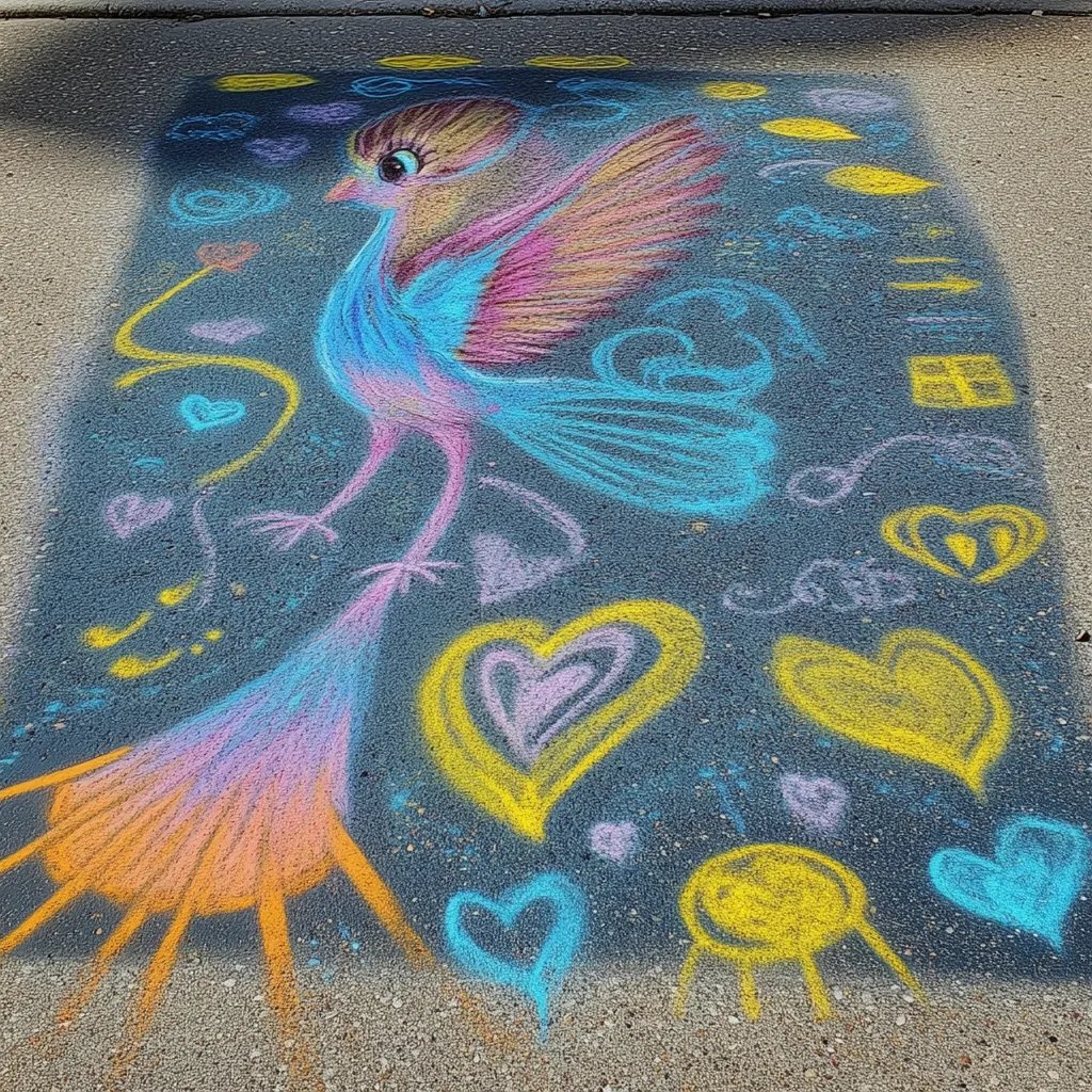 Sidewalk Chalk Art: An Amazing Ultimate Guide with 10 Creative Ideas