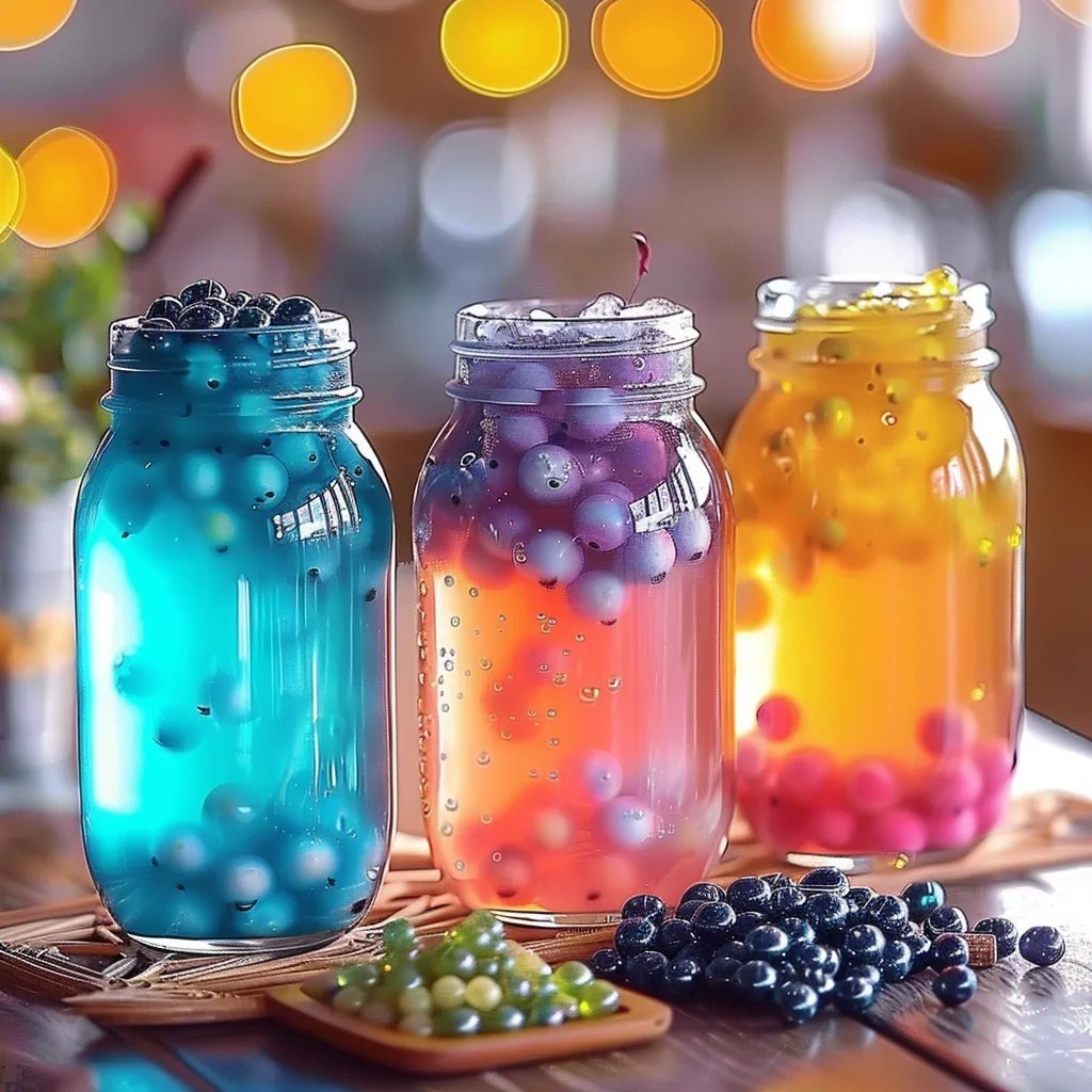 Jazzed Up Bubble Tea with Colorful Boba Pearls: An Incredible 7-Step Recipe
