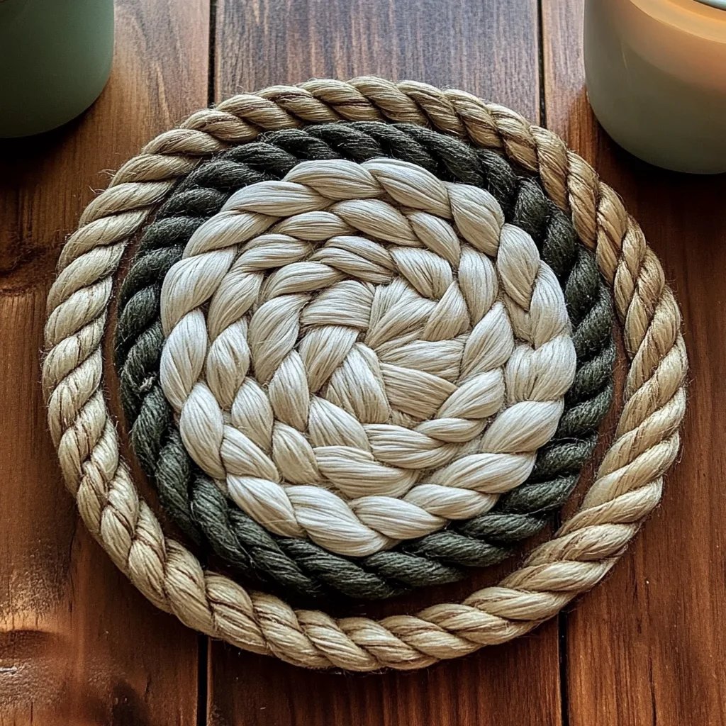DIY Rope Coasters: An Amazing Ultimate Guide with 5 Steps