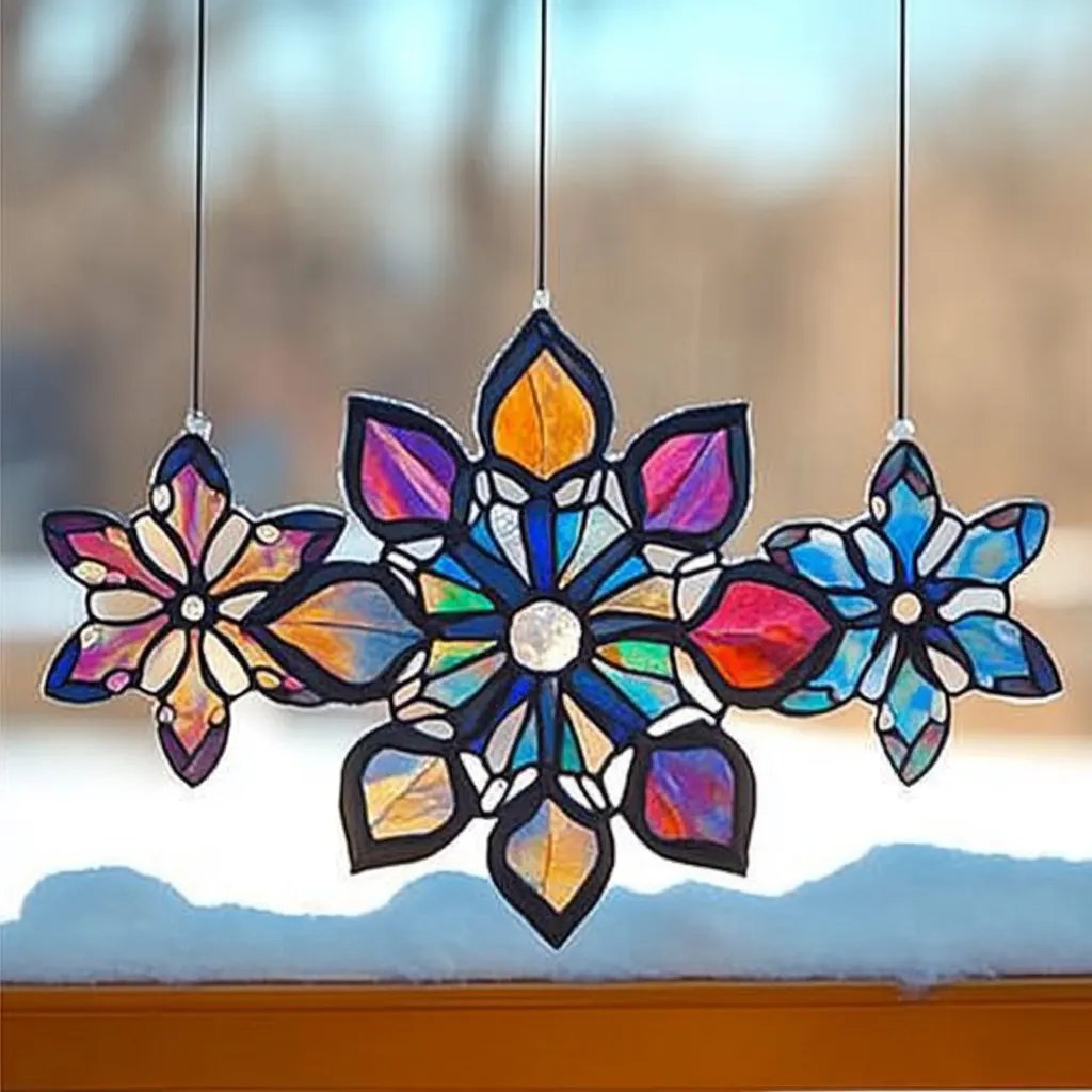 How to Make a Stained Glass Snowflake Suncatcher: A Comprehensive Guide
