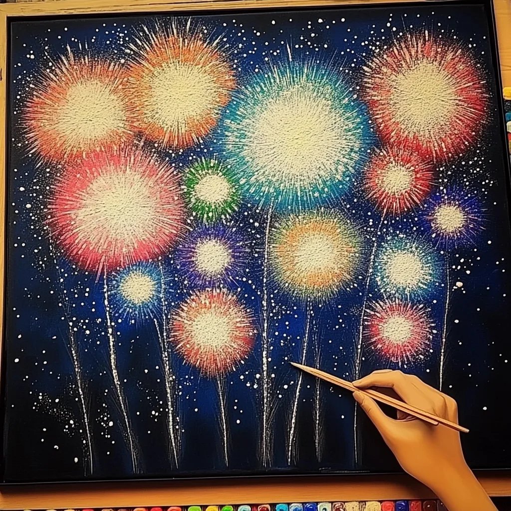 DIY Firework Salt Painting: A Crafting Adventure for All Ages