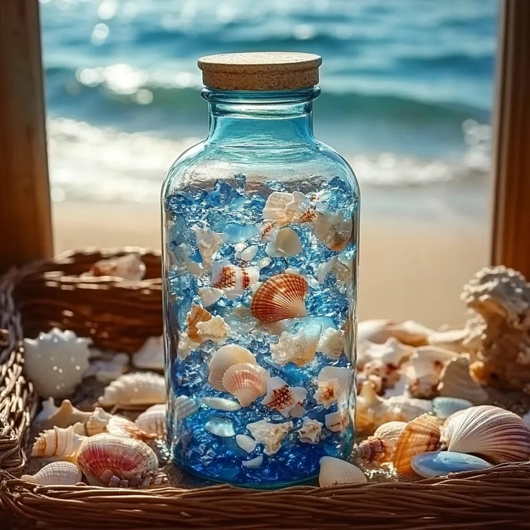 Crafting a Magical Seashell Glitter Bottle: Your Step-by-Step Guide