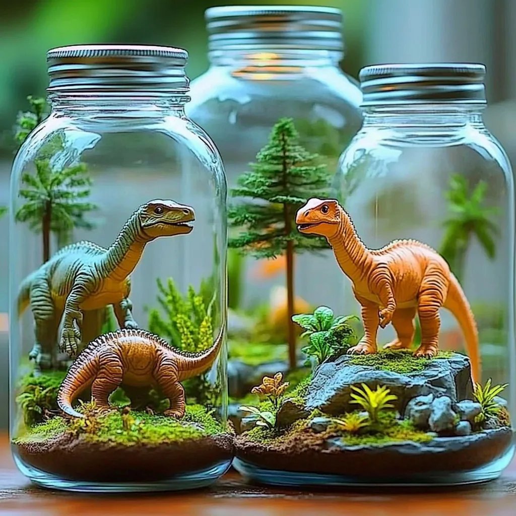 Crafting Your Own Miniature Dinosaur Terrarium Night Light: A Step-by-Step Guide