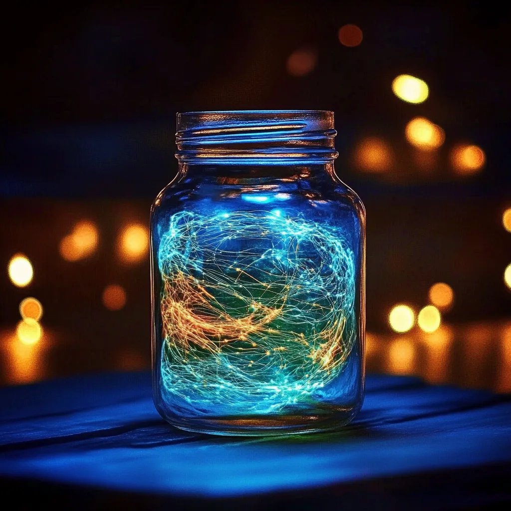 GLOW-IN-THE-DARK Fireworks in a Jar: An Amazing Ultimate Craft for Kids