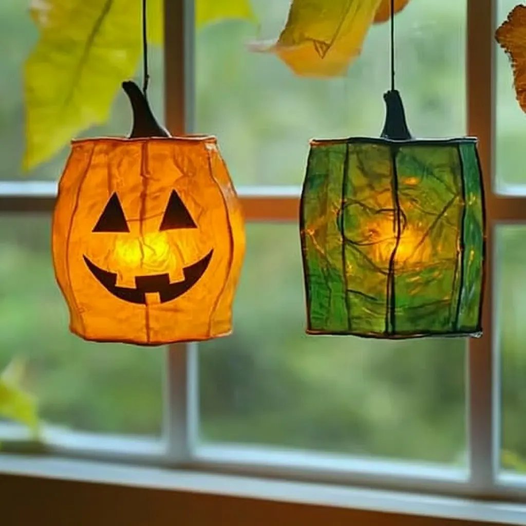 How to Make Glowing Pumpkin Suncatchers: A Step-by-Step Guide