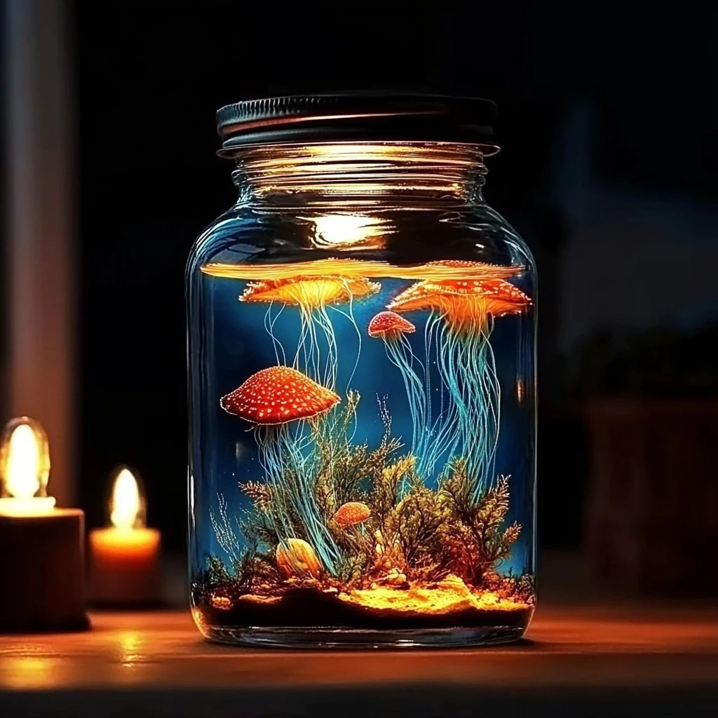 ##How to Make a Glow in the Dark Ocean Jar: A Step-by-Step Guide from an Experienced Crafter