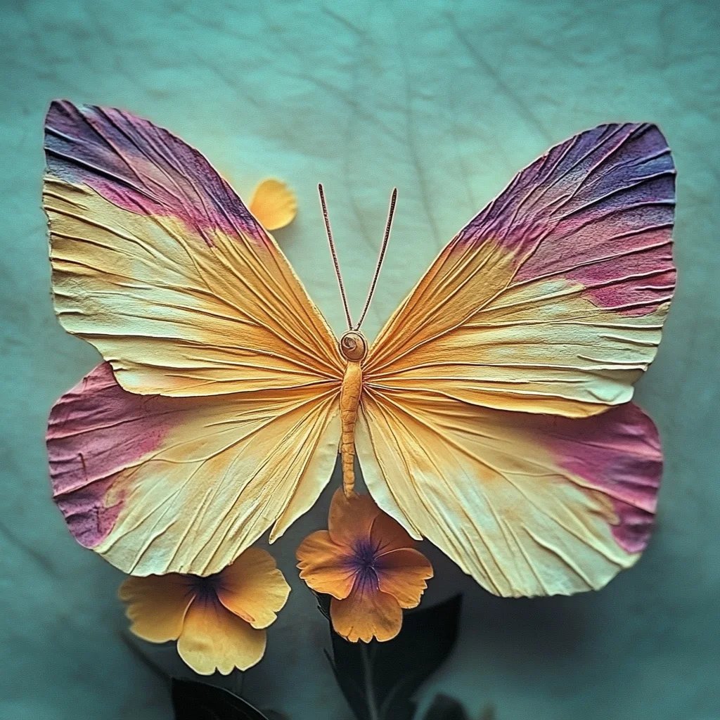 Pressed Flower Butterfly Craft: An Amazing Ultimate Guide with 7 Steps