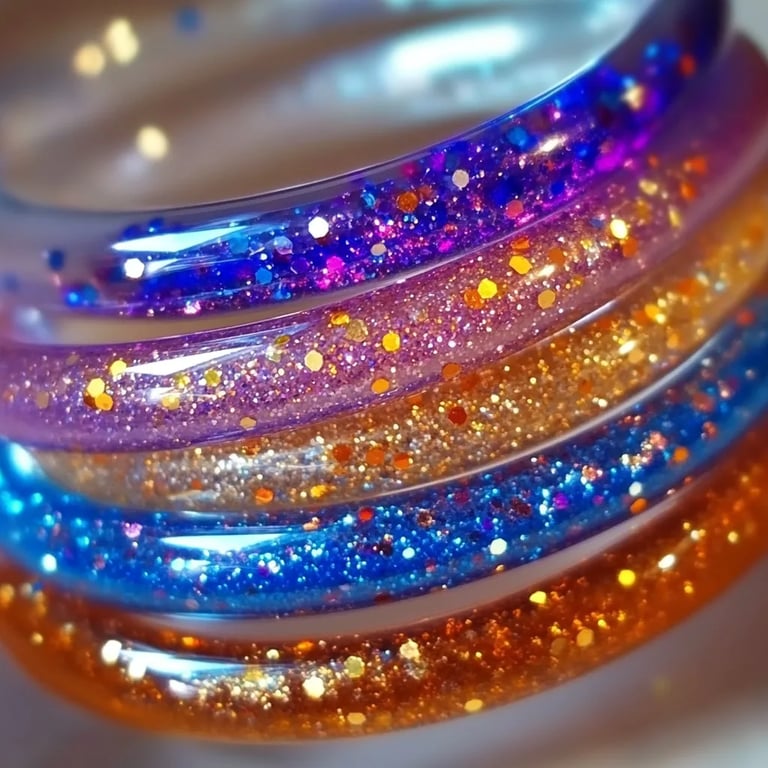 DIY Glitter Tube Bracelets: A Sparkling Craft Adventure