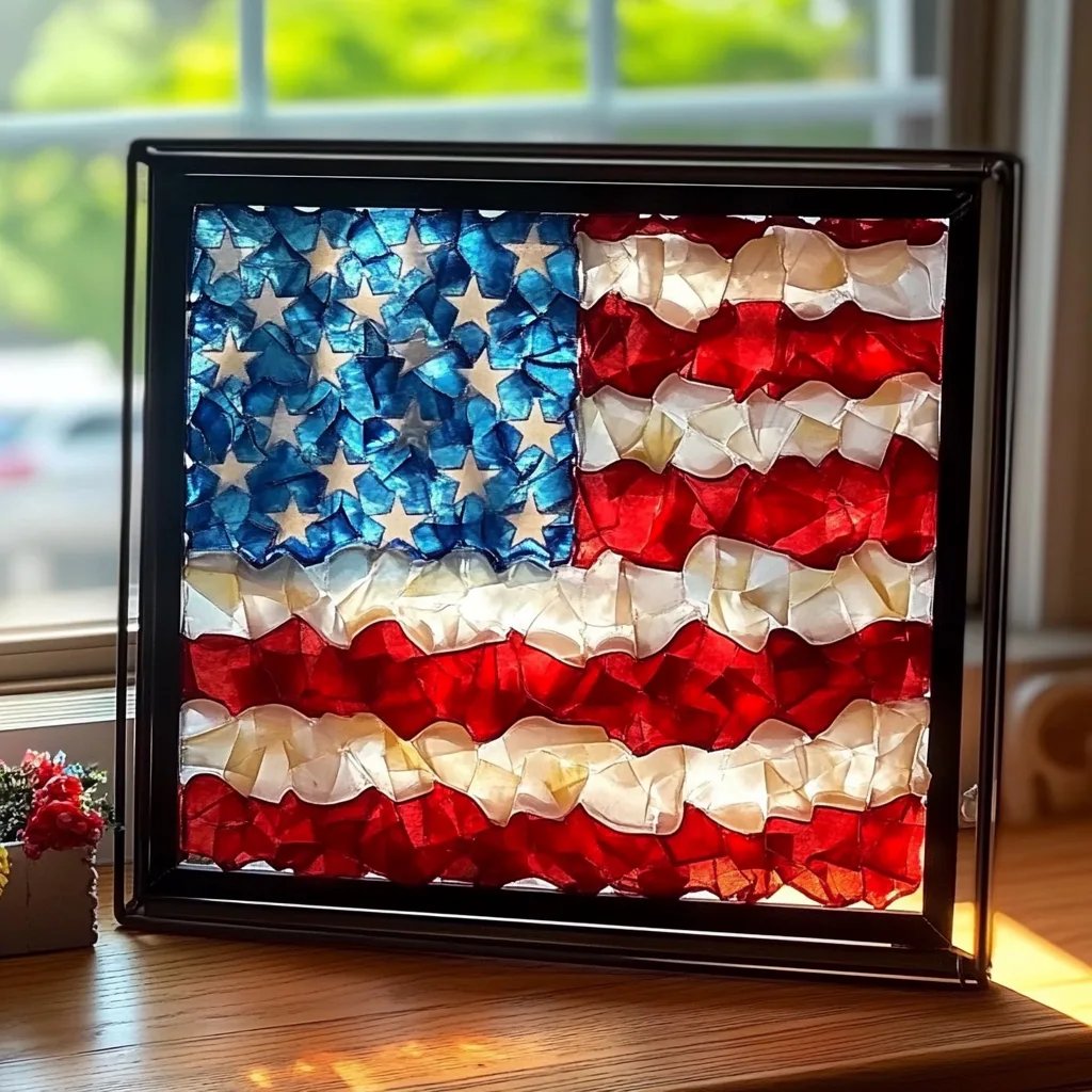 How to Make an American Flag Suncatcher: A Step-by-Step Guide to Celebrate Patriotism