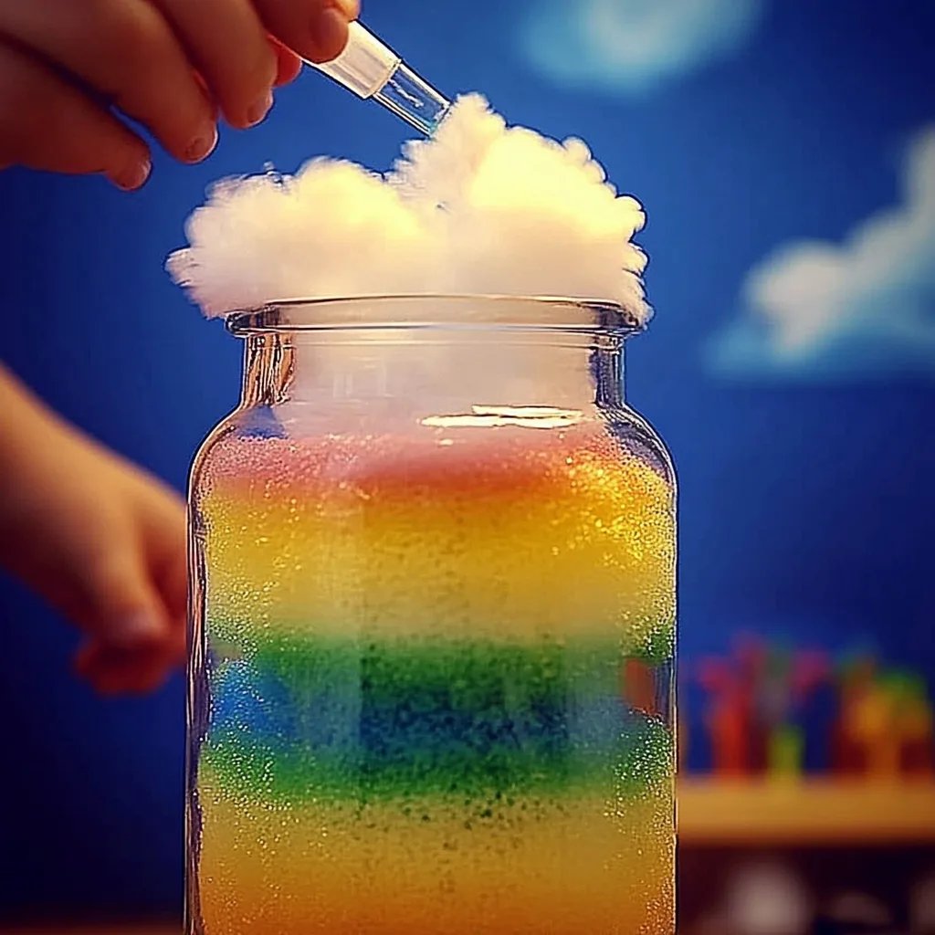 How to Make a Magical Rainbow Rain Cloud Science Experiment: A Step-by-Step Guide