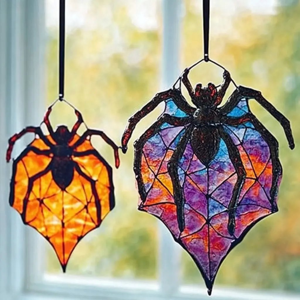How to Make Spider Suncatchers: A Crafting Journey